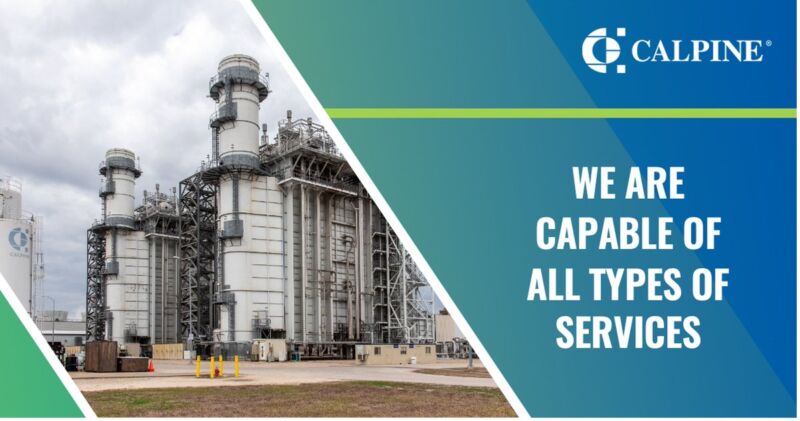 Image for the Tweet beginning: Calpine operates electrical facilities capable