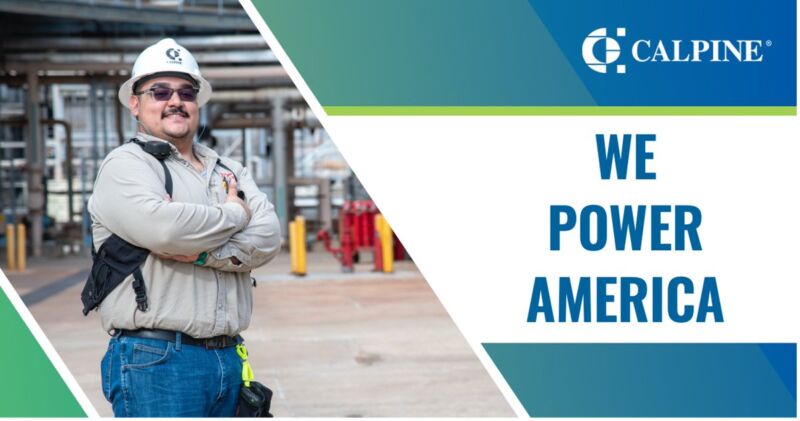 Image for the Tweet beginning: Calpine’s fleet of 78 energy