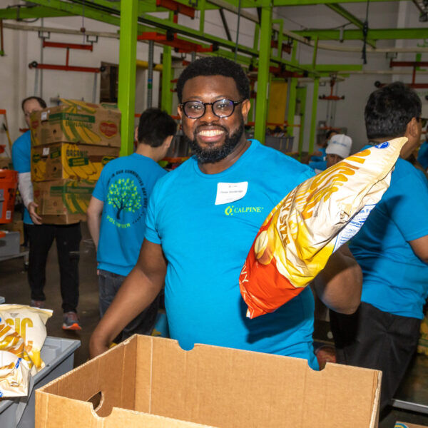 Image for the Tweet beginning: At Calpine, we give back