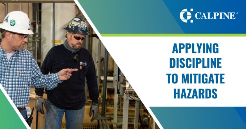 Image for the Tweet beginning: At Calpine, we practice hazard