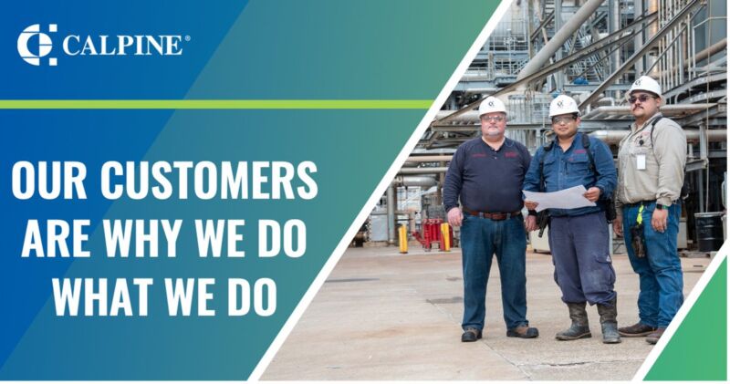 Image for the Tweet beginning: At Calpine, our customers are